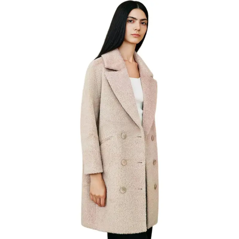 INSUN Coats Women's Light Camel-3