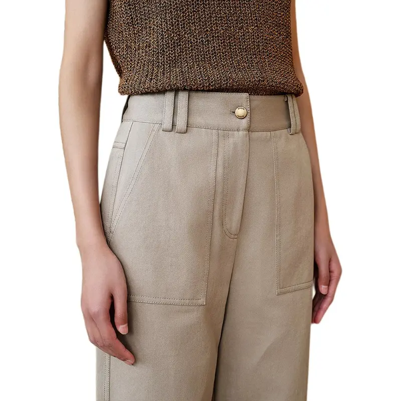 INSUN Cargo Pants Women's Light Khaki-5