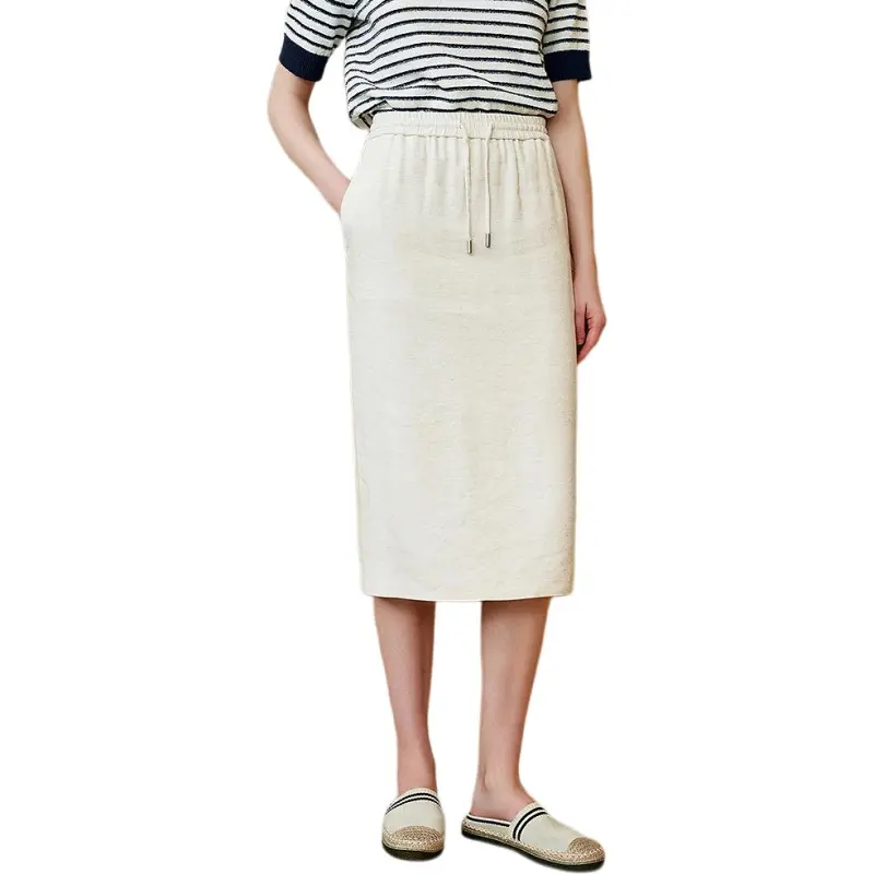 INSUN Casual Long Skirt Women's-3