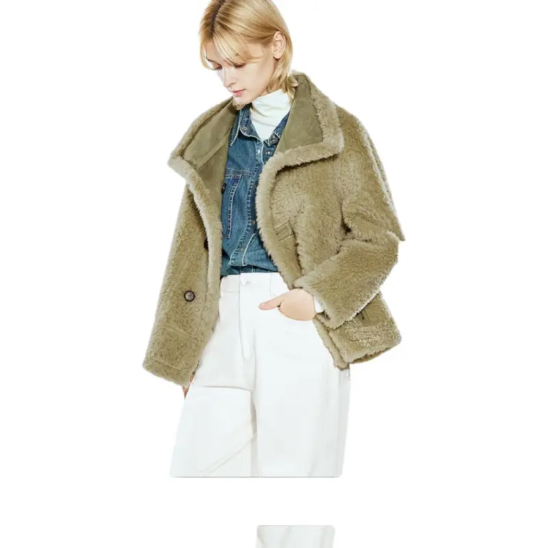 COVERINS Coats Women's Fruit Green-2