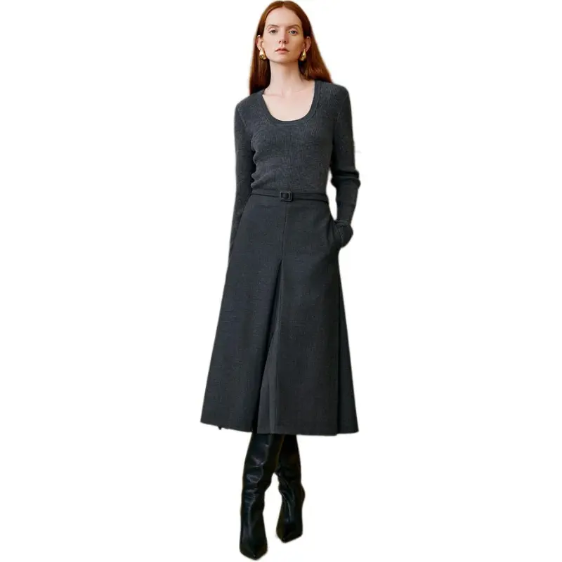INSUN Long Sleeved Dress Women's-3