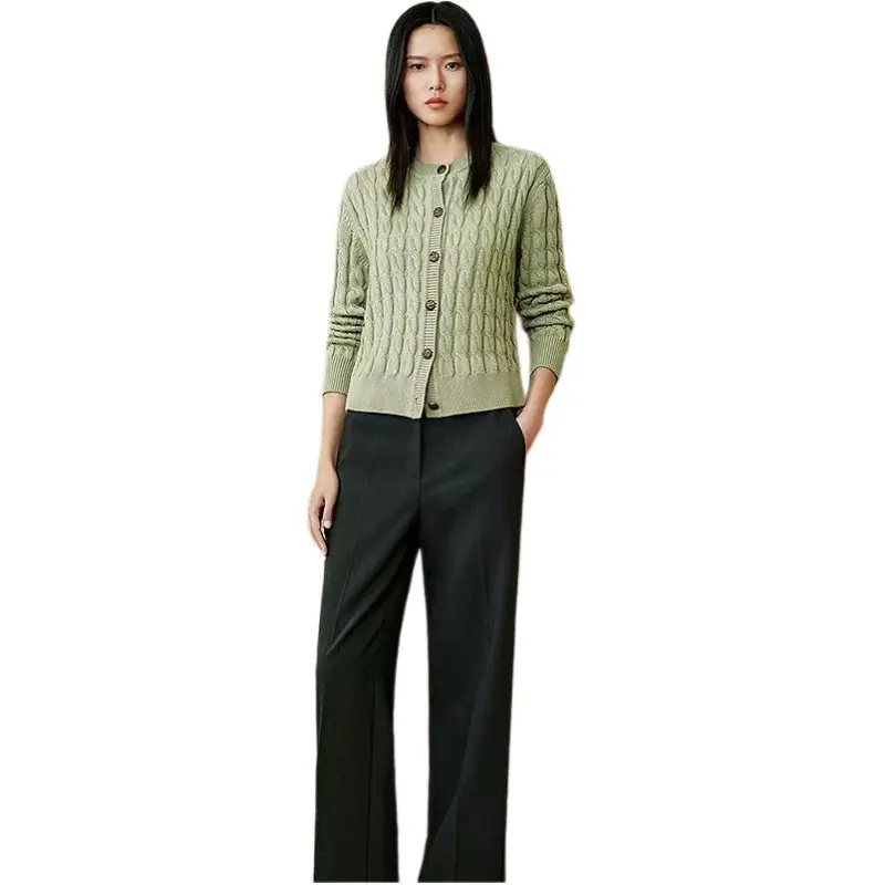INSUN Knitwear Women's Grass Green-1