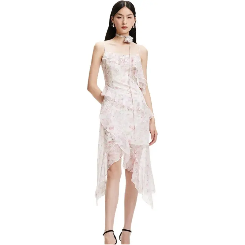 VERO MODA Slip Dresses Women's Light Pink-1
