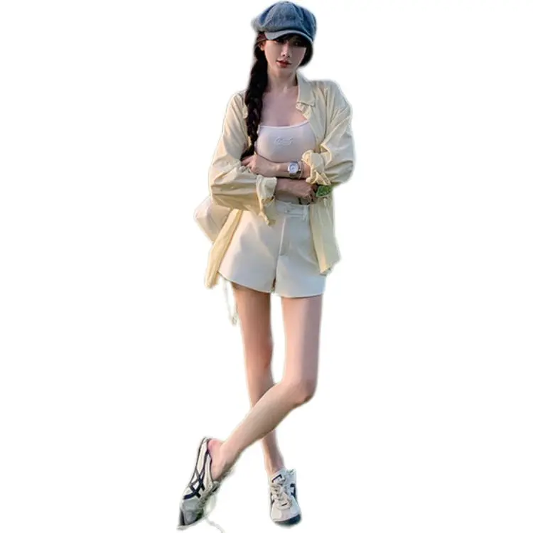 YINLEI Casual Shorts Women's-4
