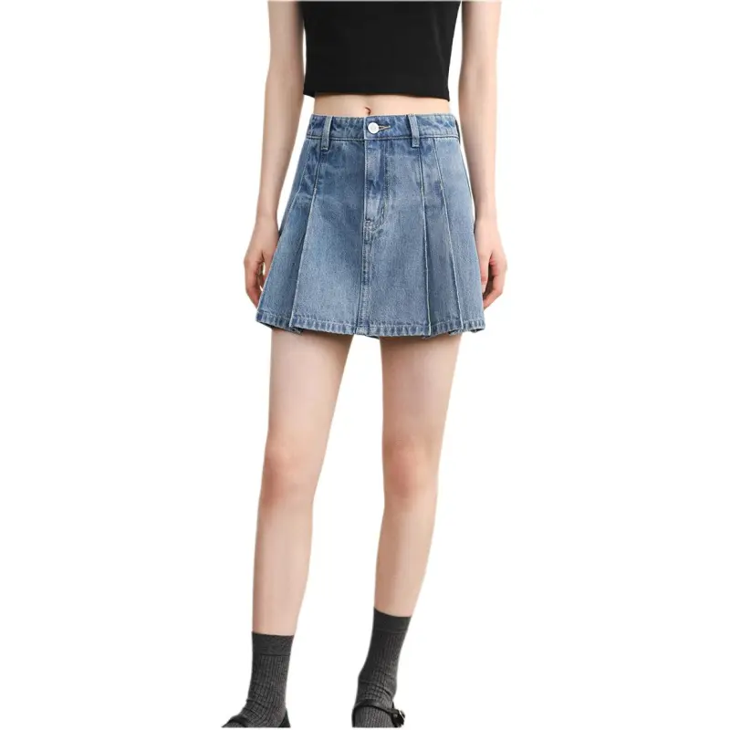 Orange Desire Denim Short Skirts Women's-1