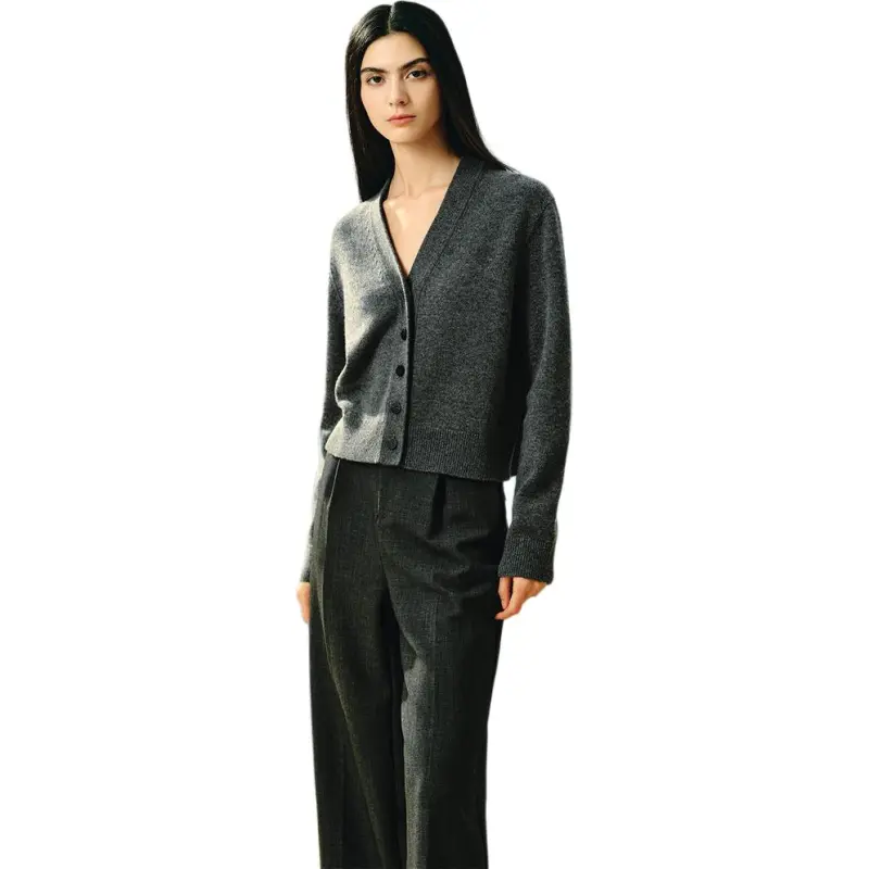 INSUN Cashmere Sweaters Women's Gray-3