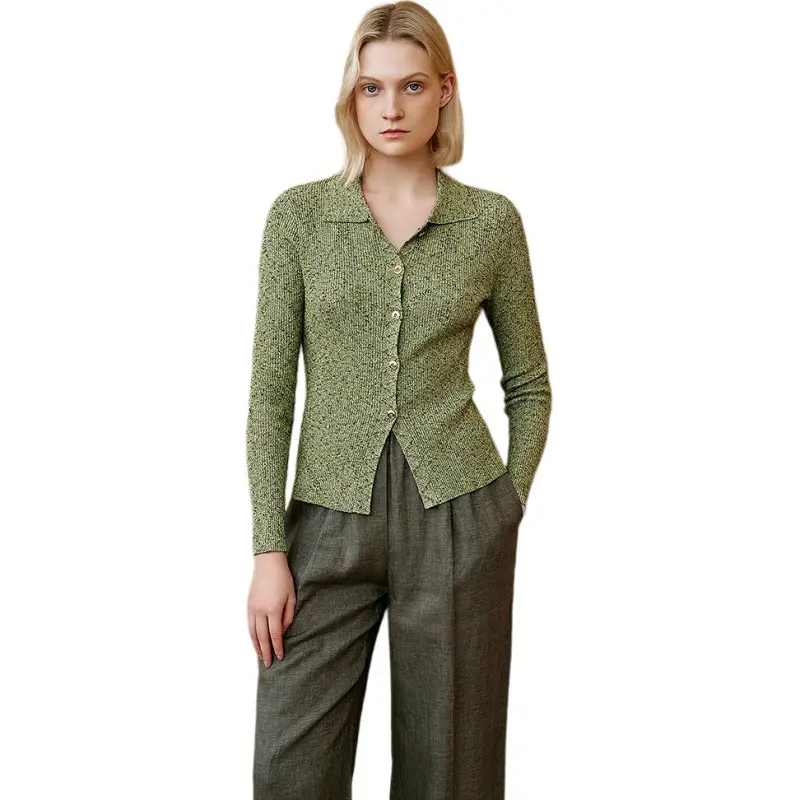INSUN Shirts Women's Moss Green-2