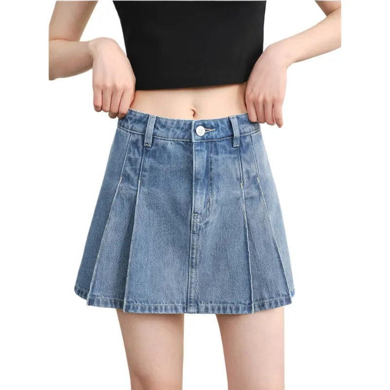 Orange Desire Denim Short Skirts Women's-2