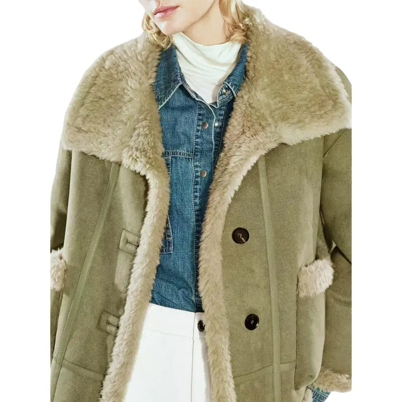 COVERINS Coats Women's Fruit Green-4