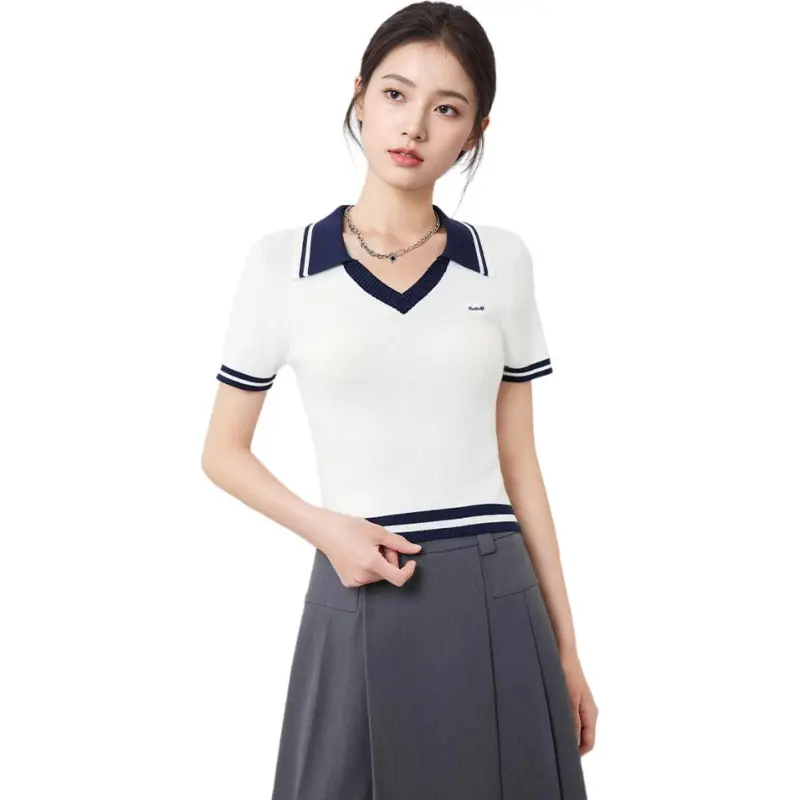 Love to serve Knitwear Women's White-3
