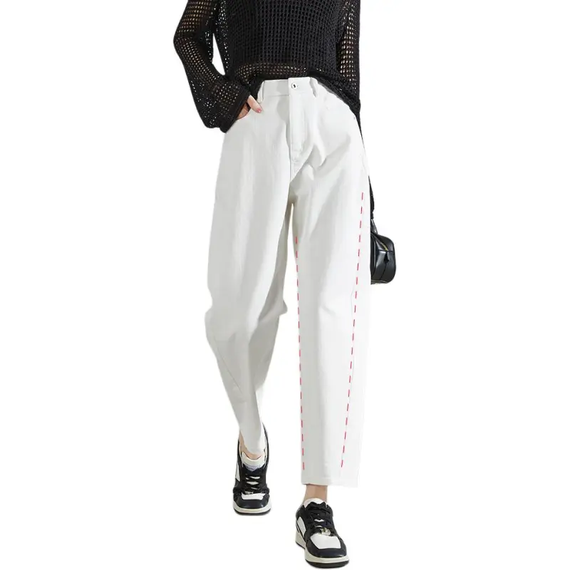 YIYANG Jeans Women's White-2