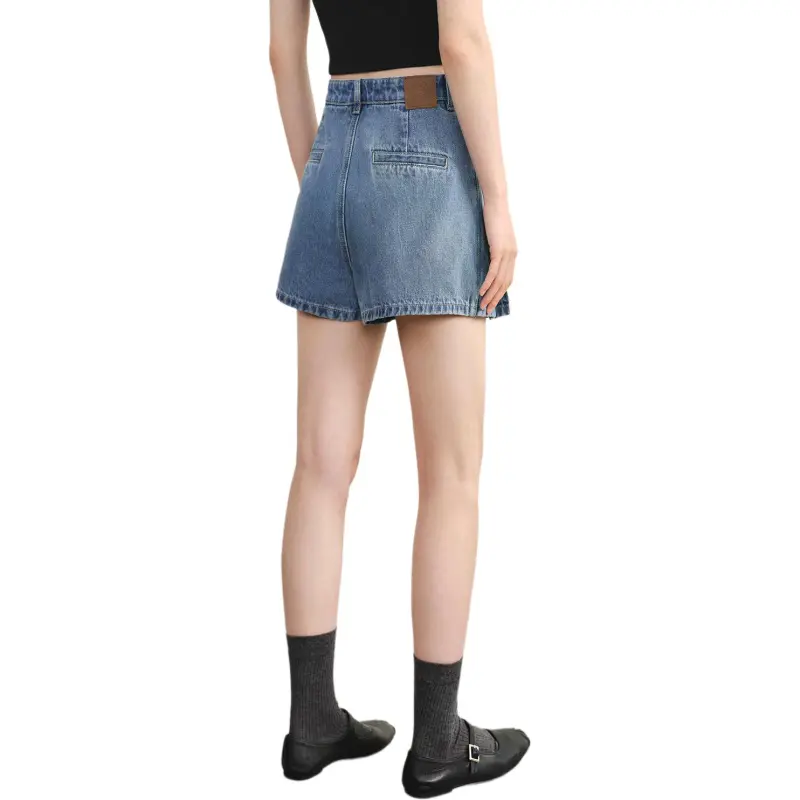 Orange Desire Denim Short Skirts Women's-4