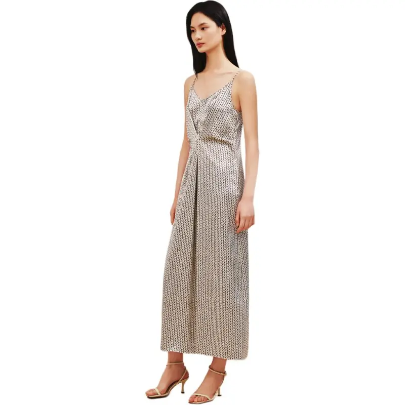 INSUN Slip Dresses Women's Olive Green-2