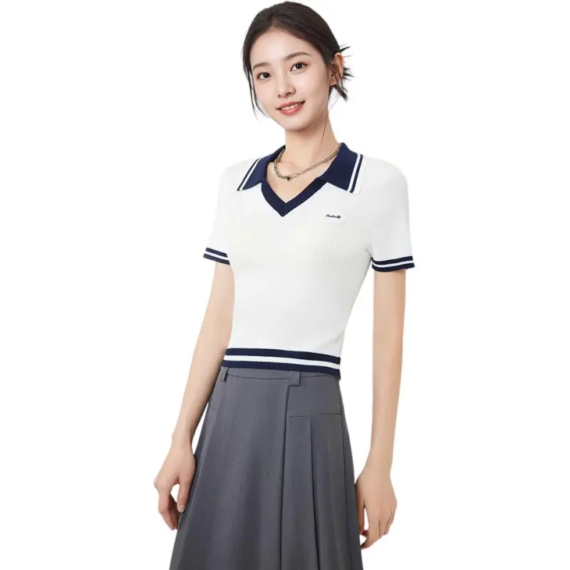 Love to serve Knitwear Women's White-4