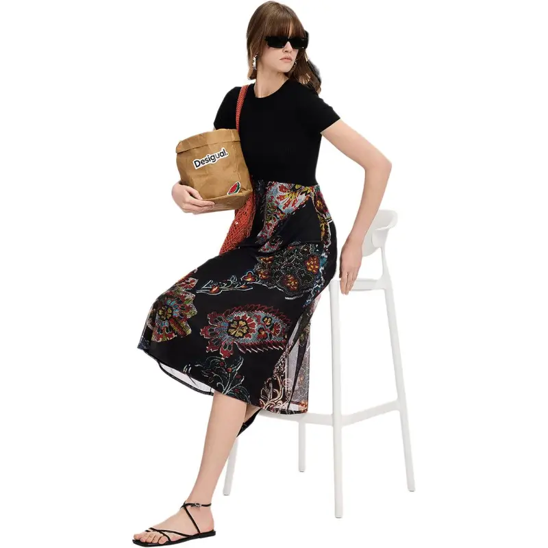Desigual Short Sleeved Dress Women's-1