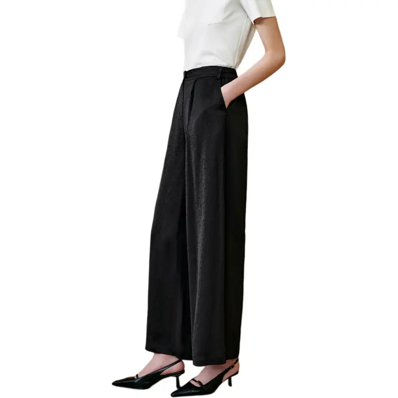 INSUN Casual Pants Women's Black-3