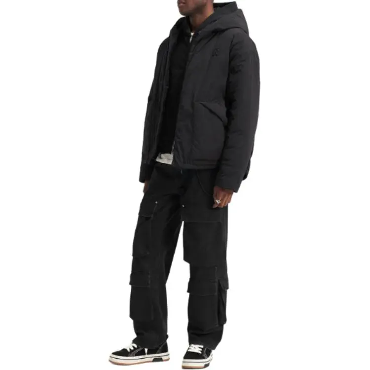 REPRESENT Hooded Puffer Jacket Jackets Coats Men's Black-5