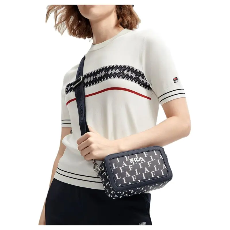 FILA Polyurethane Shoulder Bag Crossbody Bag Extra Small Women's Legend Blue-4