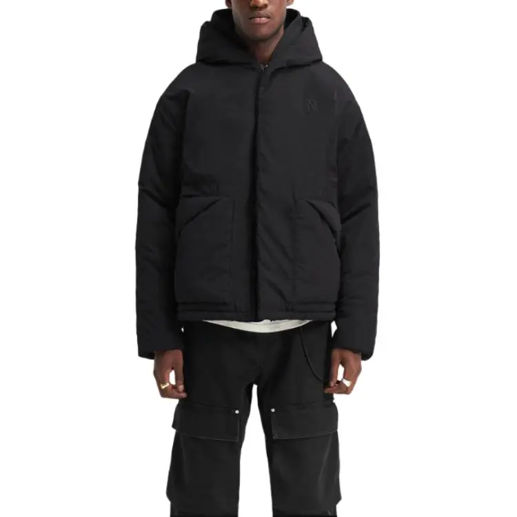 REPRESENT Hooded Puffer Jacket Jackets Coats Men's Black-2