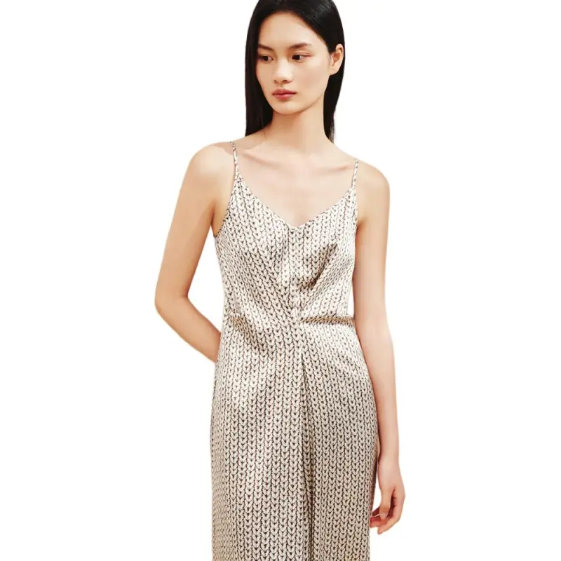 INSUN Slip Dresses Women's Olive Green-3