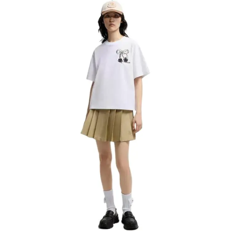 Moncler T Shirts Women's White-1