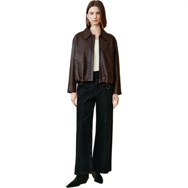 INSUN Leather Jackets Women's-5