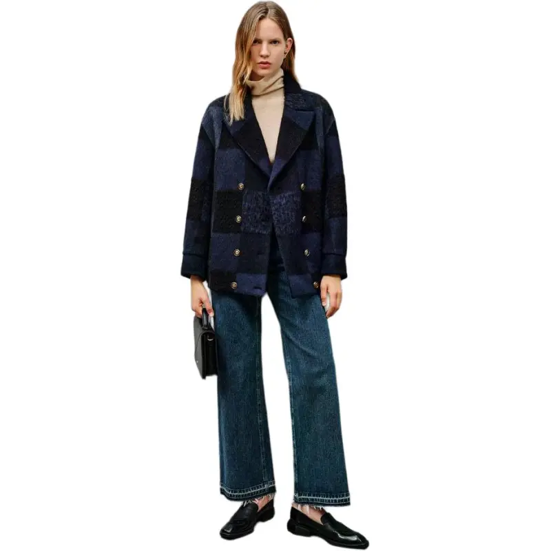 INSUN Coats Women's Navy Blue-2