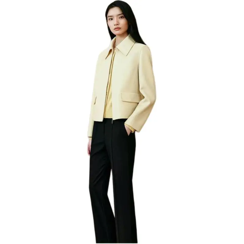 INSUN Jackets Women's Light Yellow-1