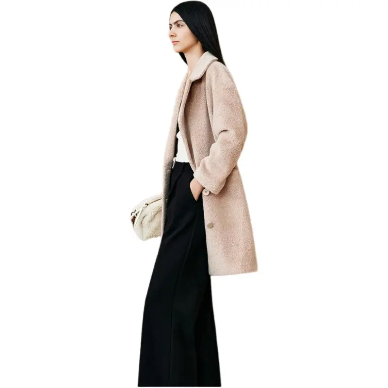 INSUN Coats Women's Light Camel-5