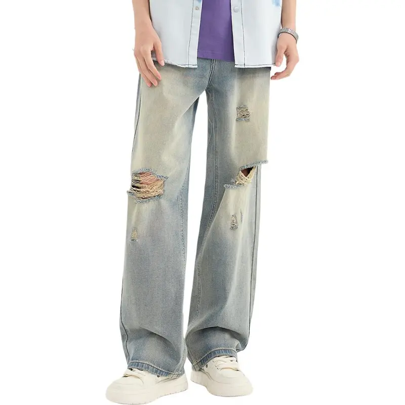 Three blessings Jeans Men Blue-2
