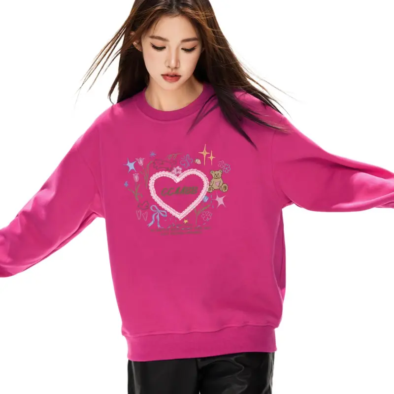 CCAABB Sweatshirt Women's Dragon Fruit-1