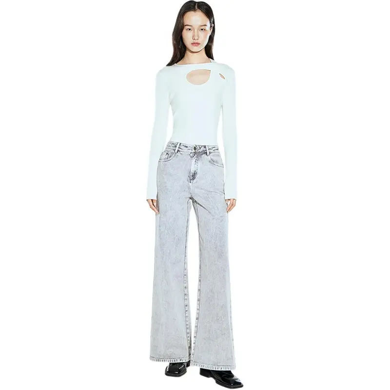 COVERINS Jeans Women's Light Gray-3