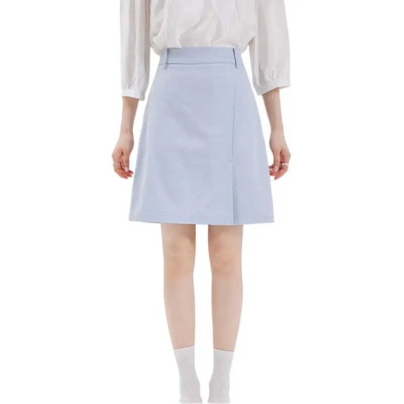Dajia Poetry Casual Short Skirts Women's Blue-1