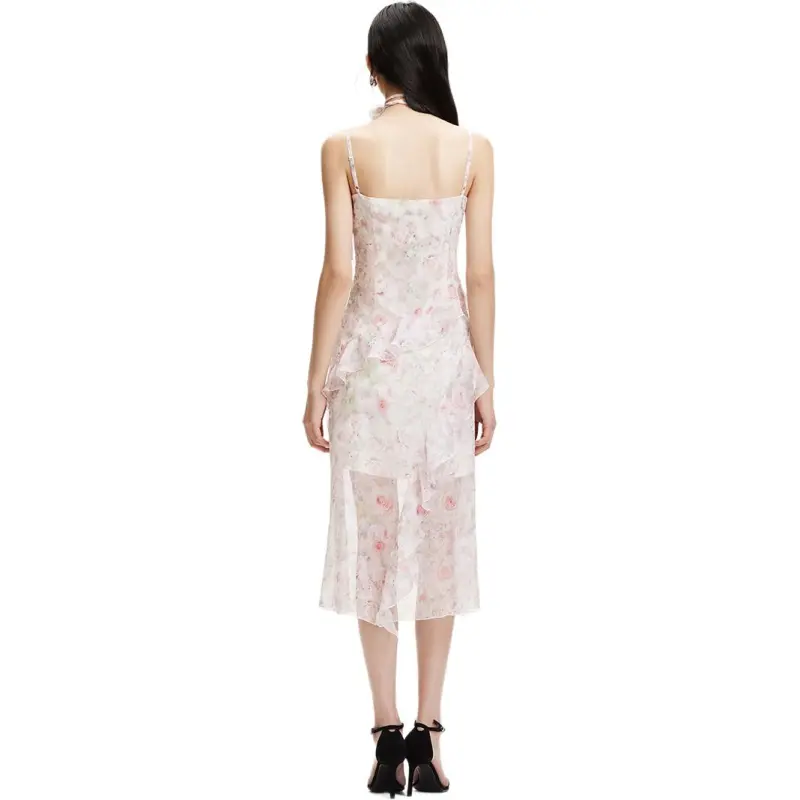 VERO MODA Slip Dresses Women's Light Pink-3