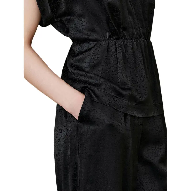 INSUN Casual Pants Women's Black-5