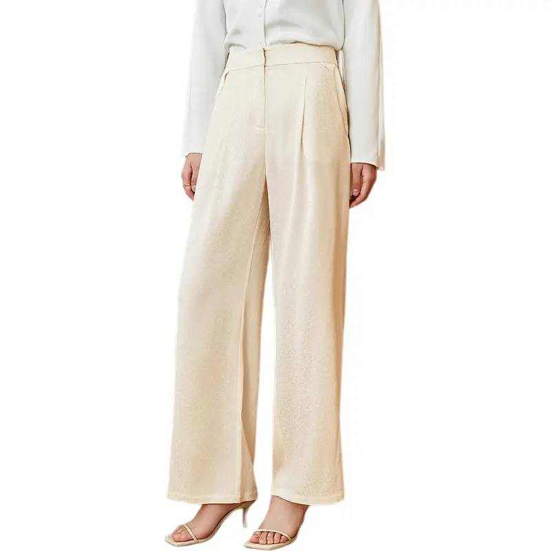 INSUN Casual Pants Women's Beige-2