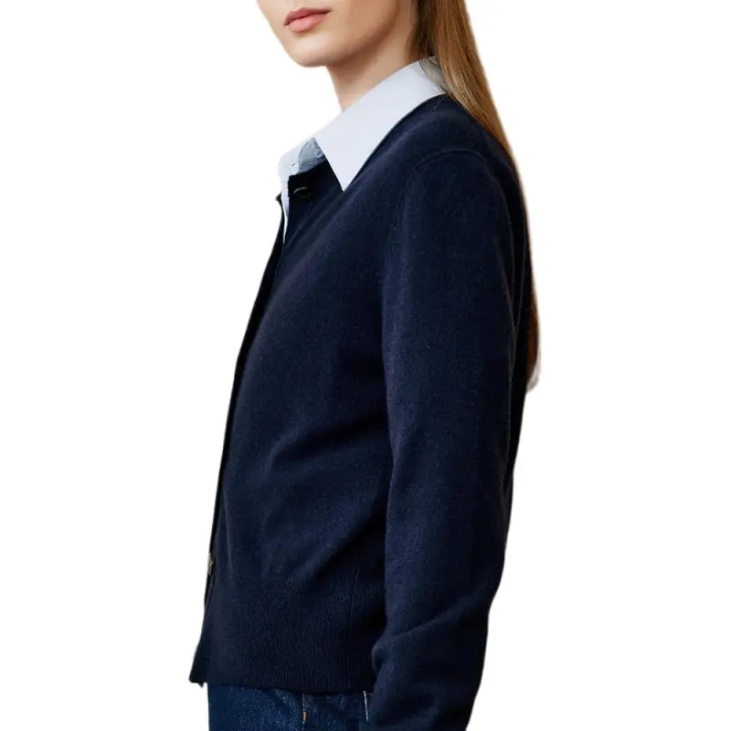 INSUN Cashmere Sweaters Women's Navy Blue-5