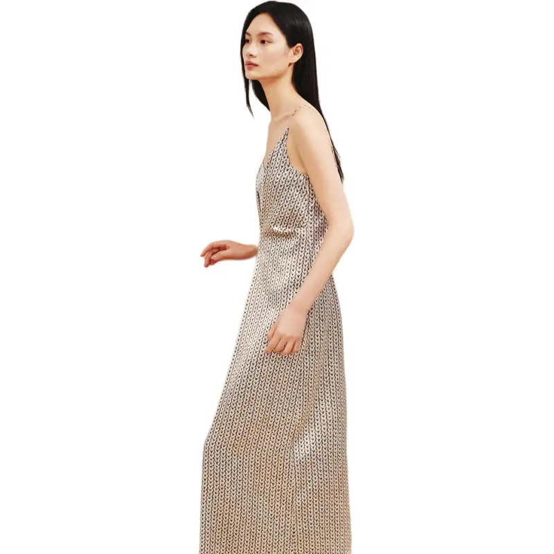 INSUN Slip Dresses Women's Olive Green-5