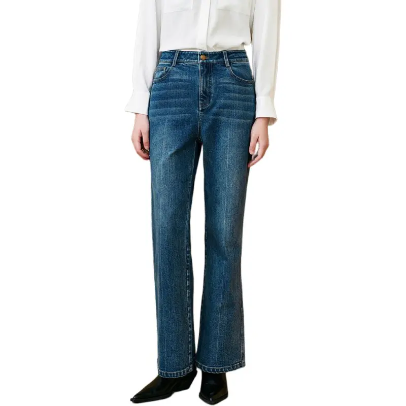 INSUN Jeans Women's Vintage Blue-4