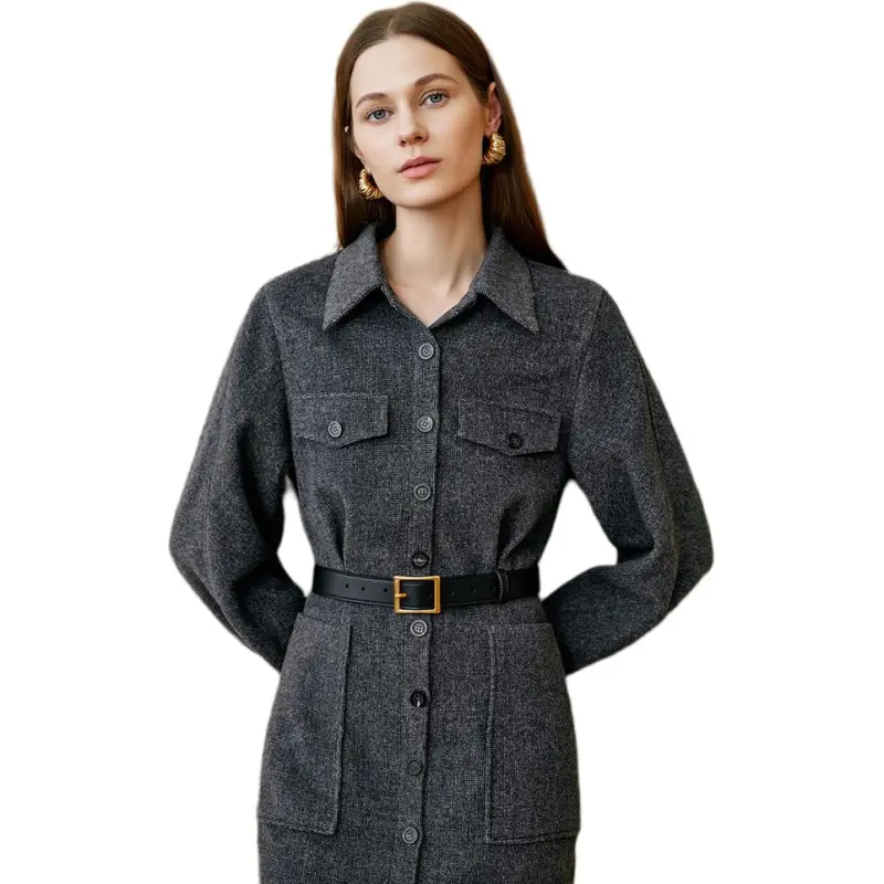INSUN Long Sleeved Dress Women's-3