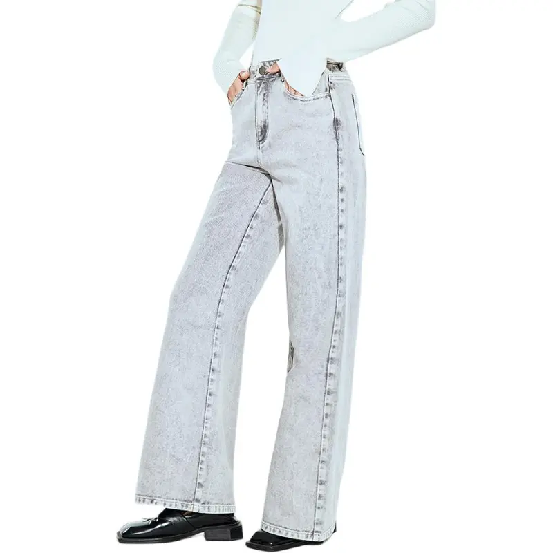 COVERINS Jeans Women's Light Gray-4