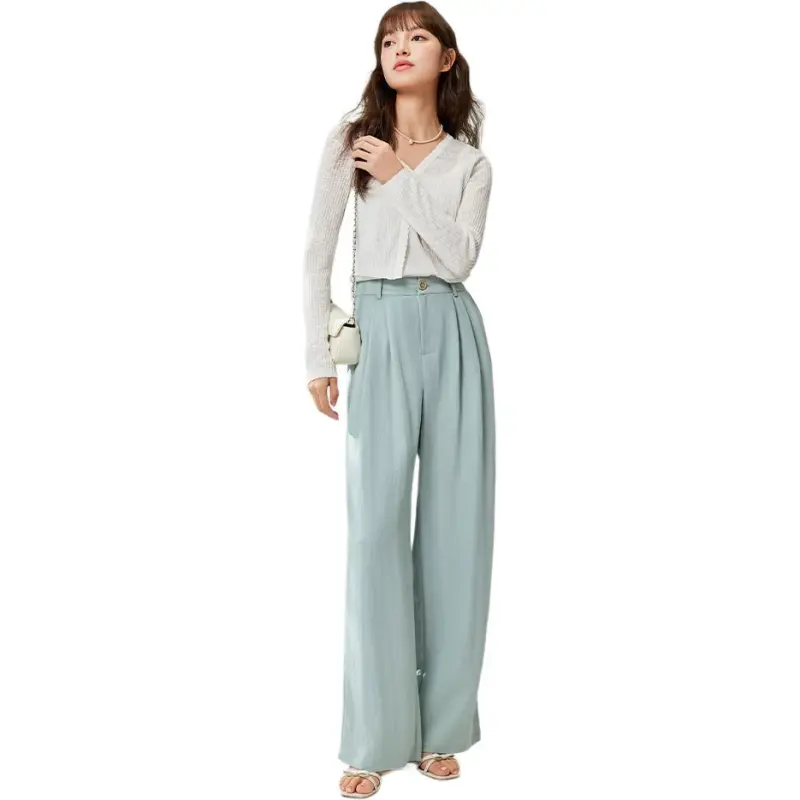 Love To Serve Casual Pants Women's Blue Green-0