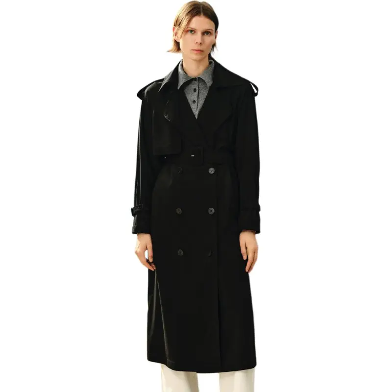 INSUN Coats Women's Black-3