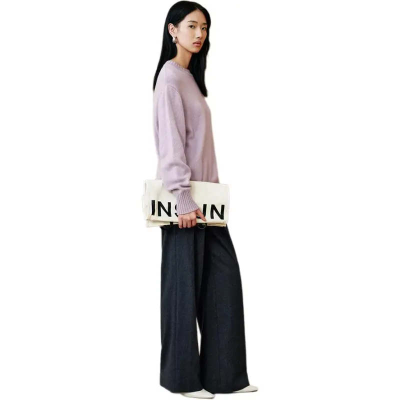 INSUN Knitwear Women's Smoky Purple-5