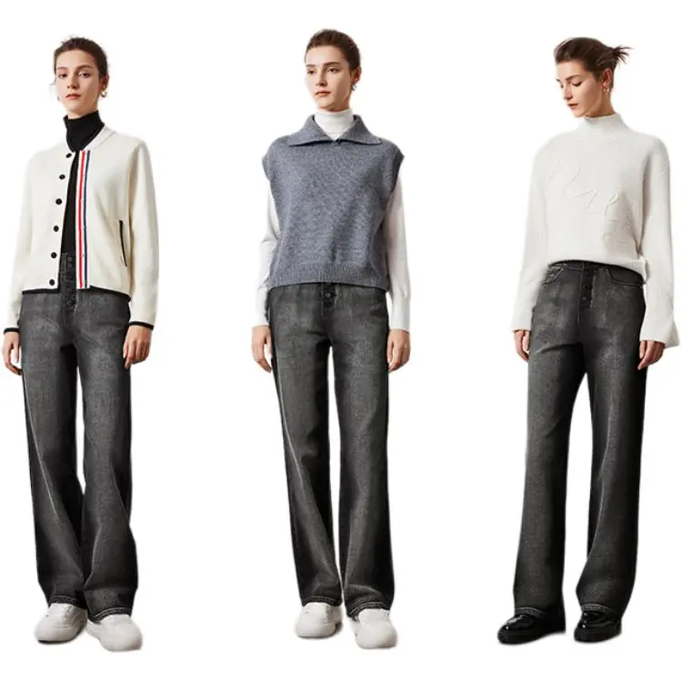 NAVIGARE Jeans Women's Space Stone Gray-2