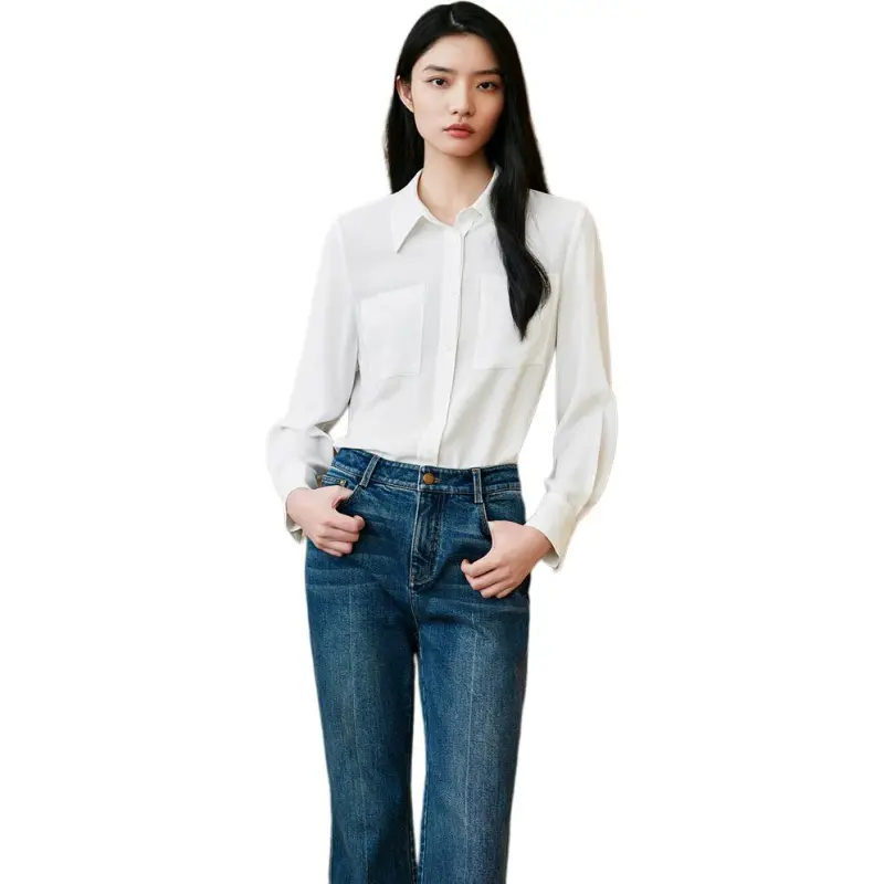 INSUN Jeans Women's Vintage Blue-5