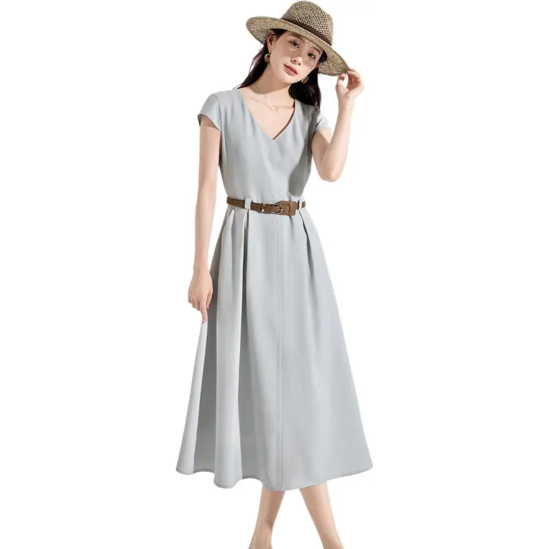 Mo Han Yi Mei Short Sleeved Dress Women's-2