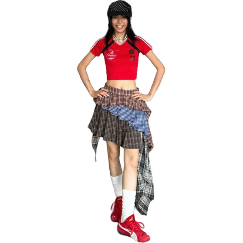 YINLEI Casual Short Skirts Women's-2