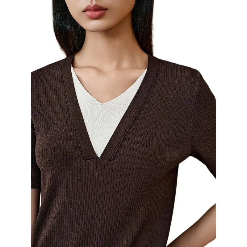 INSUN Knitwear Women's Coffee-4