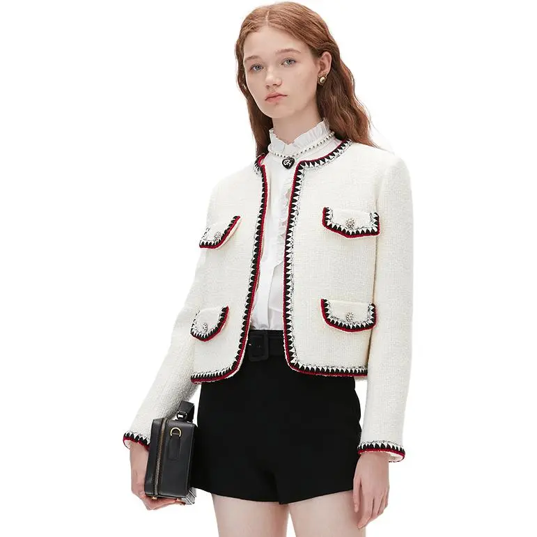 Caroline Jackets Women's Ecru-4